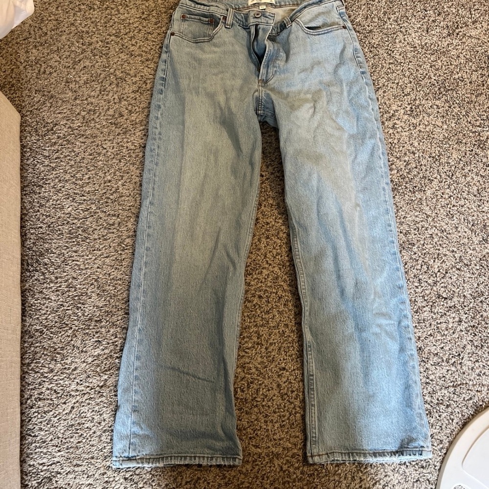 Abercrombie curve love baggy low rise jeans short